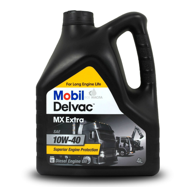 Моторное масло Mobil Delvac МX Extra 10w40 полусинтетическое (4л)